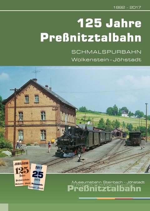 Titelseite der Festschrift „125 Jahre Preßnitztalbahn“