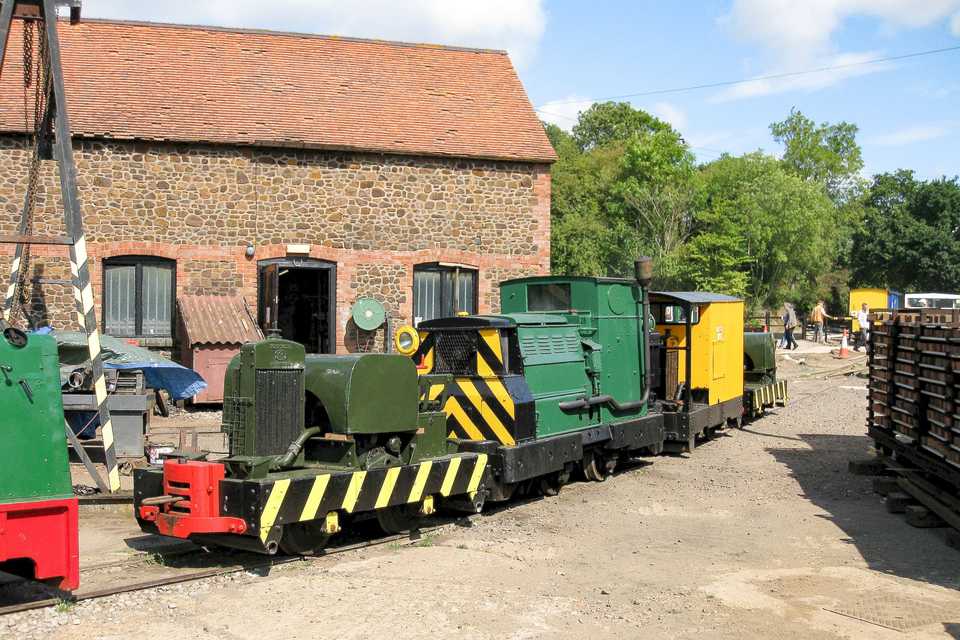 In der Stonehenge Works Station sind auch mehrere Dieselloks und Grubenbahnfahrzeuge ausgestellt.