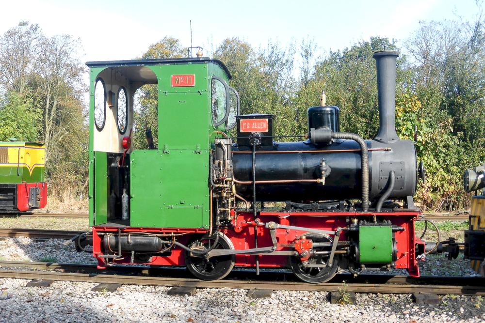 Zu den in Deutschland gebauten Loks der Leighton Buzzard Railway gehört die Lok „P. C. Allen“. Die Bn2t (O & K, Werk Berlin, 1913/5834) holte die Museumsbahn 1970 aus Spanien nach Großbritannien.