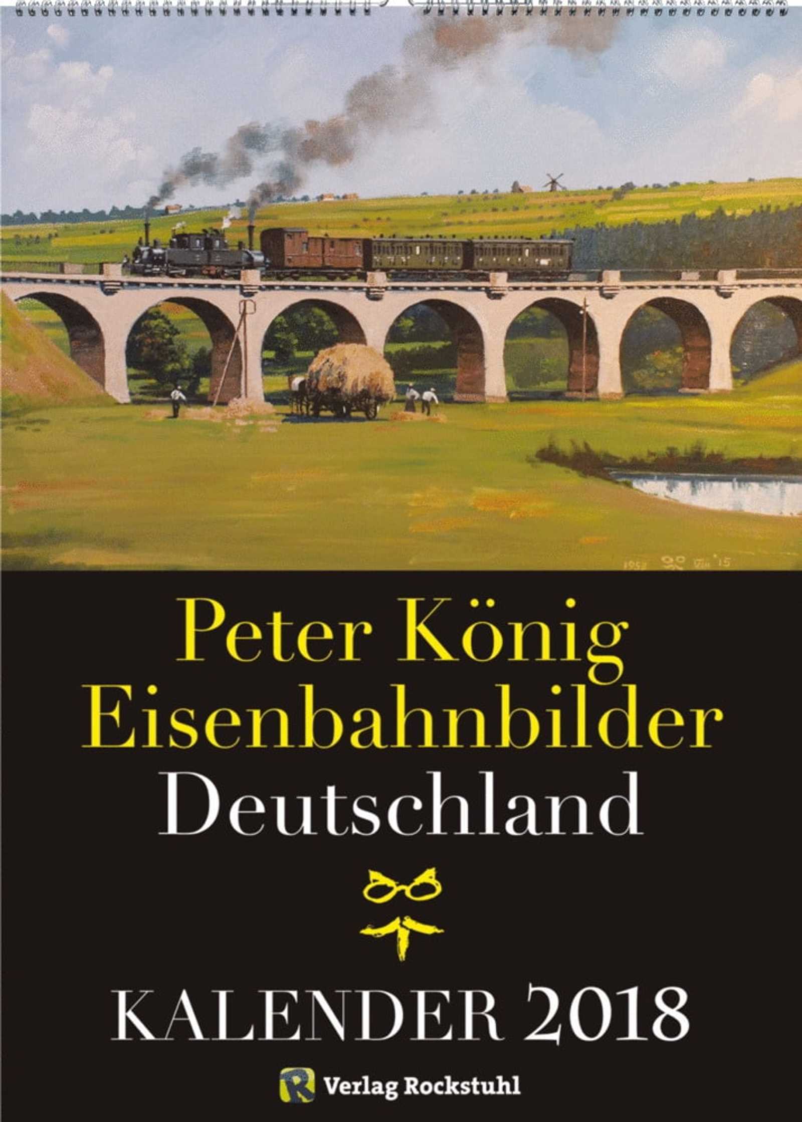 Coverbild Kalender „Eisenbahnbilder Deutschland“ 2018