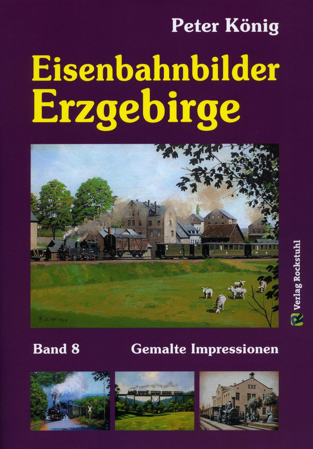 Cover Buch „Eisenbahnbilder Erzgebirge“