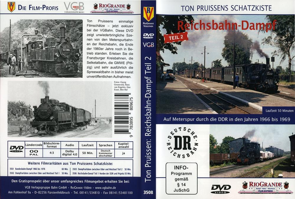 Cover DVD "Auf Meterspur durch die DDR in den Jahren 1966 bis 1969"