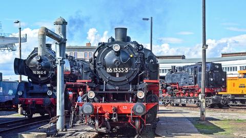 Am 19. und 20. September wurde 86 1333-3 der PRESS in Glauchau bei der Lokausstellung gezeigt, mit dabei auch 50 3616-5 des VSE.