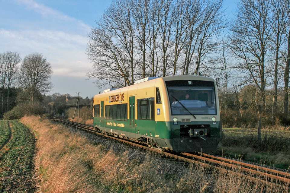 Seit 13. Dezember 2017 erbringt der Triebwagen 650 032-4 der PRESS wieder alle Leistungen zwischen Bergen auf Rügen und Lauterbach Mole.
