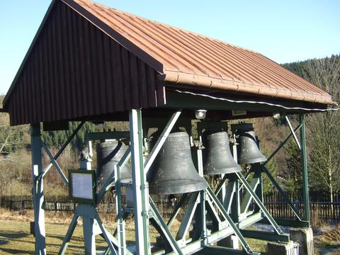 Ansicht des Glockenstuhls.