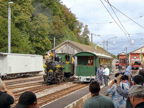 Am 23. September 2018 blieben auch die Rangierfahrten der Lok Nr. 5 nicht undokumentiert.