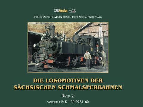 Buchcover „Die Lokomotiven der sächsischen Schmalspurbahnen Band 2, sächsische IV K – BR 99.51–60“