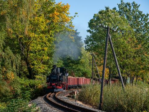 Ein außergewöhnlicher Höhepunkt dieses Jahres war die Fotofahrt eines Rübenzuges am 13. Oktober 2019 in Mügeln. Detlef Schmelzer fotografierte den Zug zwischen Oschatz Süd und Altoschatz-Rosenthal.