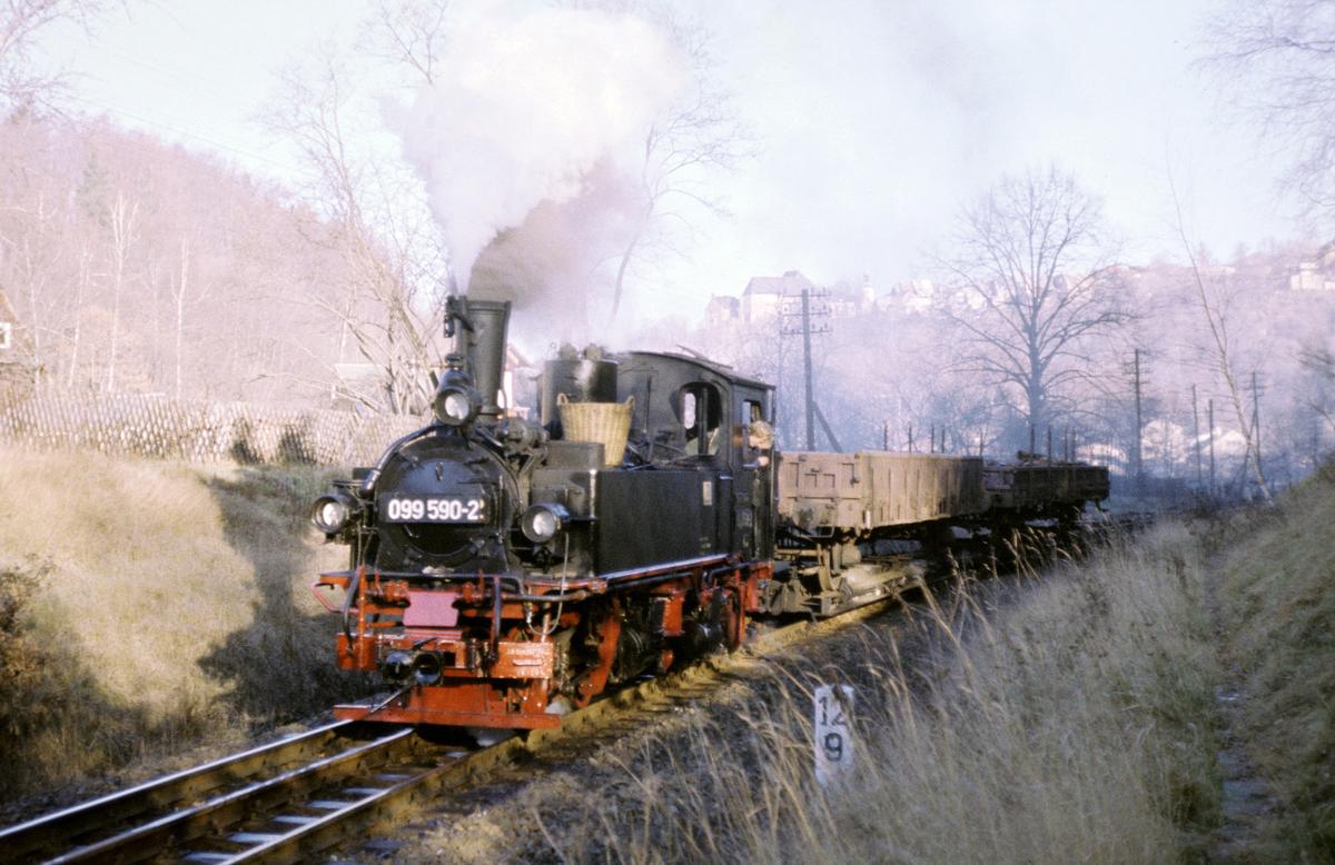 Das Bild vom 5. Dezember 1986 ist erstmals im Preß´-Kurier 3/2000 veröffentlicht worden, später auch im Internetauftritt der IG Preßnitztalbahn e. V. sowie in einem Buch von Andreas W. Petrak.