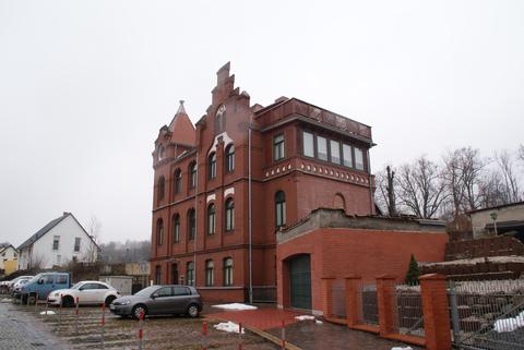 Das Empfangsgebäude in Gera-Pforten ist bis heute erhalten geblieben.