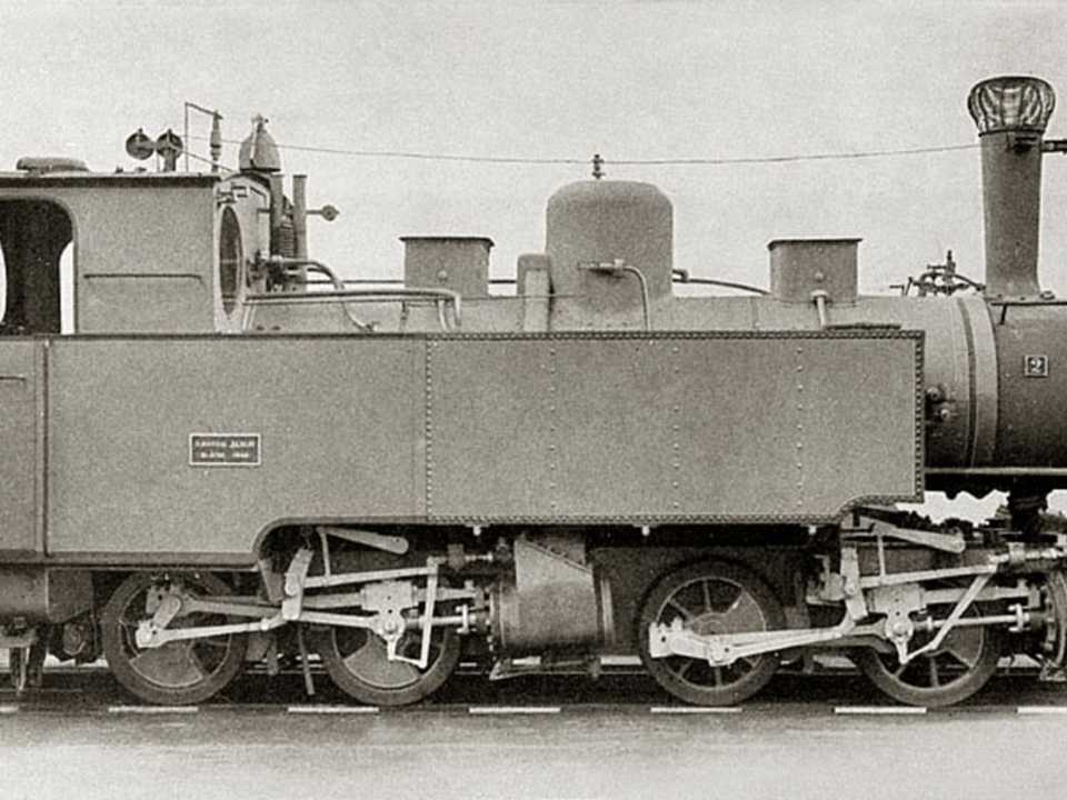 Die 1900 von Borsig gebaute Lok 2 der GMWE.