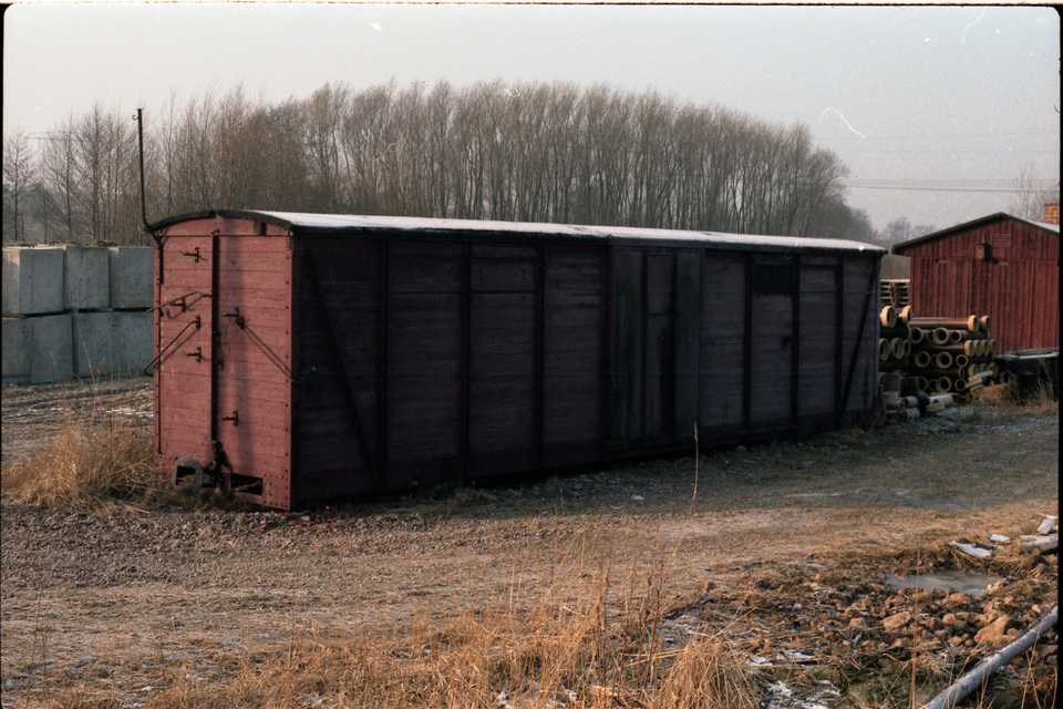 Auch dieser einzelstehende GGw-Kasten war im Januar 1992 noch in Niederschöna zu finden.