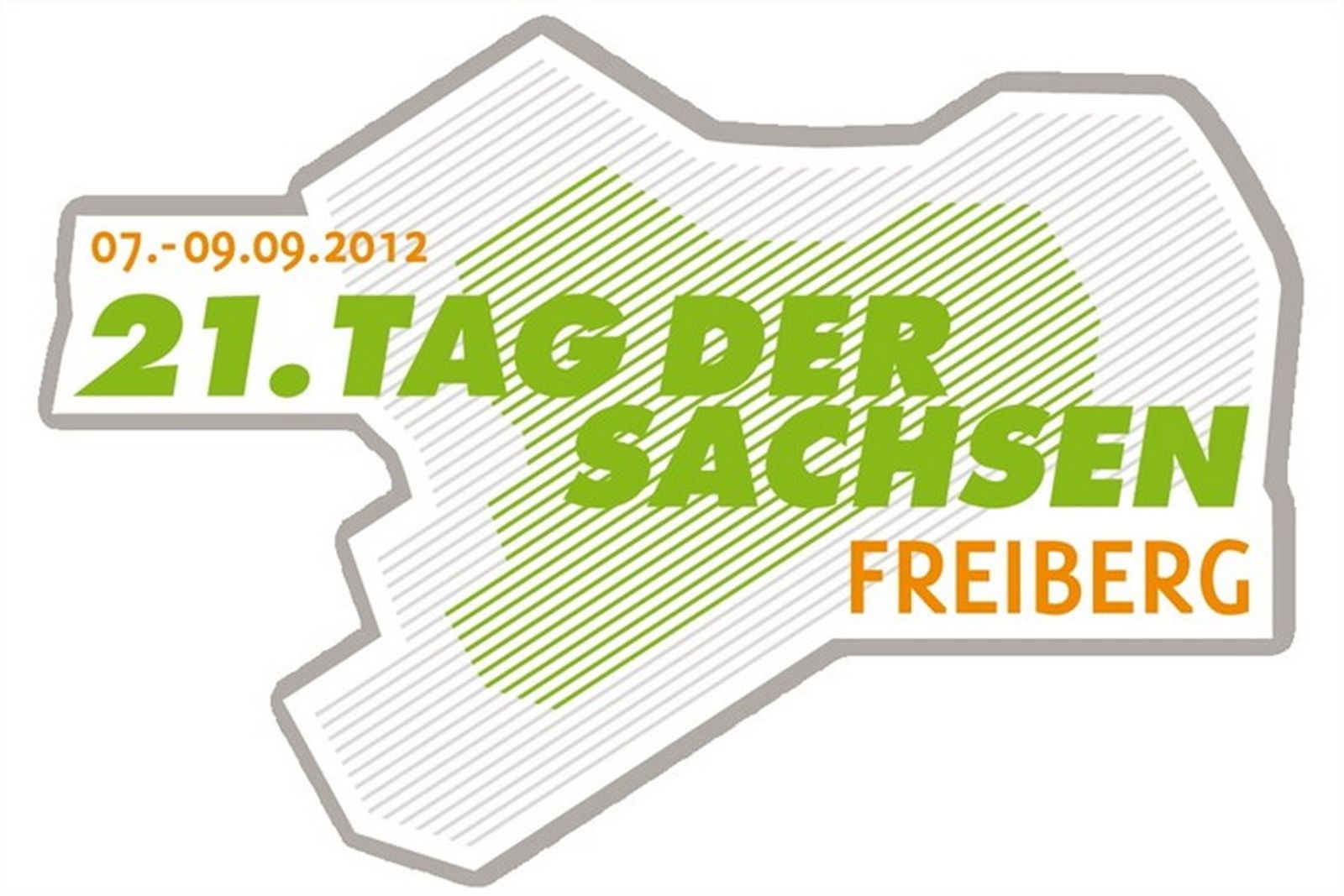 Logo vom „21. Tag der Sachsen“ 2012 in Freiberg