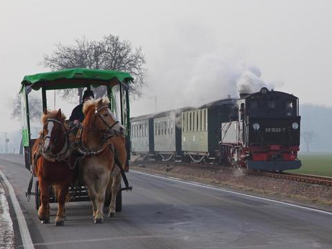 Bei ihrem Einsatz zur Lokhilfe für die Döllnitzbahn am 29. Januar kam 99 1568-7 der Preßnitztalbahn nach 20 Jahren und zwei Monaten erstmals wieder zwischen Oschatz und Mügeln zum Einsatz.