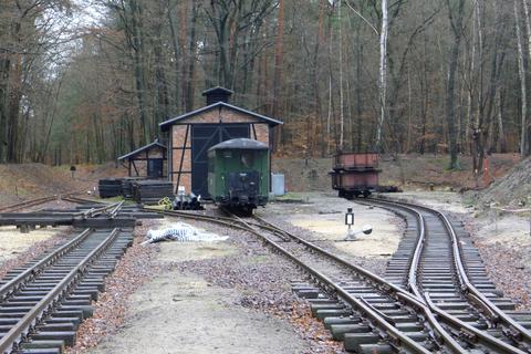 Die im September 2011 neu gebauten Gleise in Magdeburgerforth zeigt diese Aufnahme vom 7. Januar 2012 von Martin Büttner.