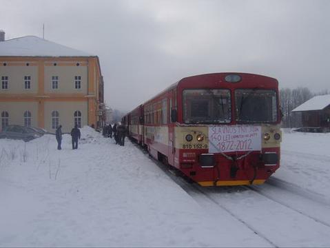 Sonderzug am 4. Februar in Vejprty.