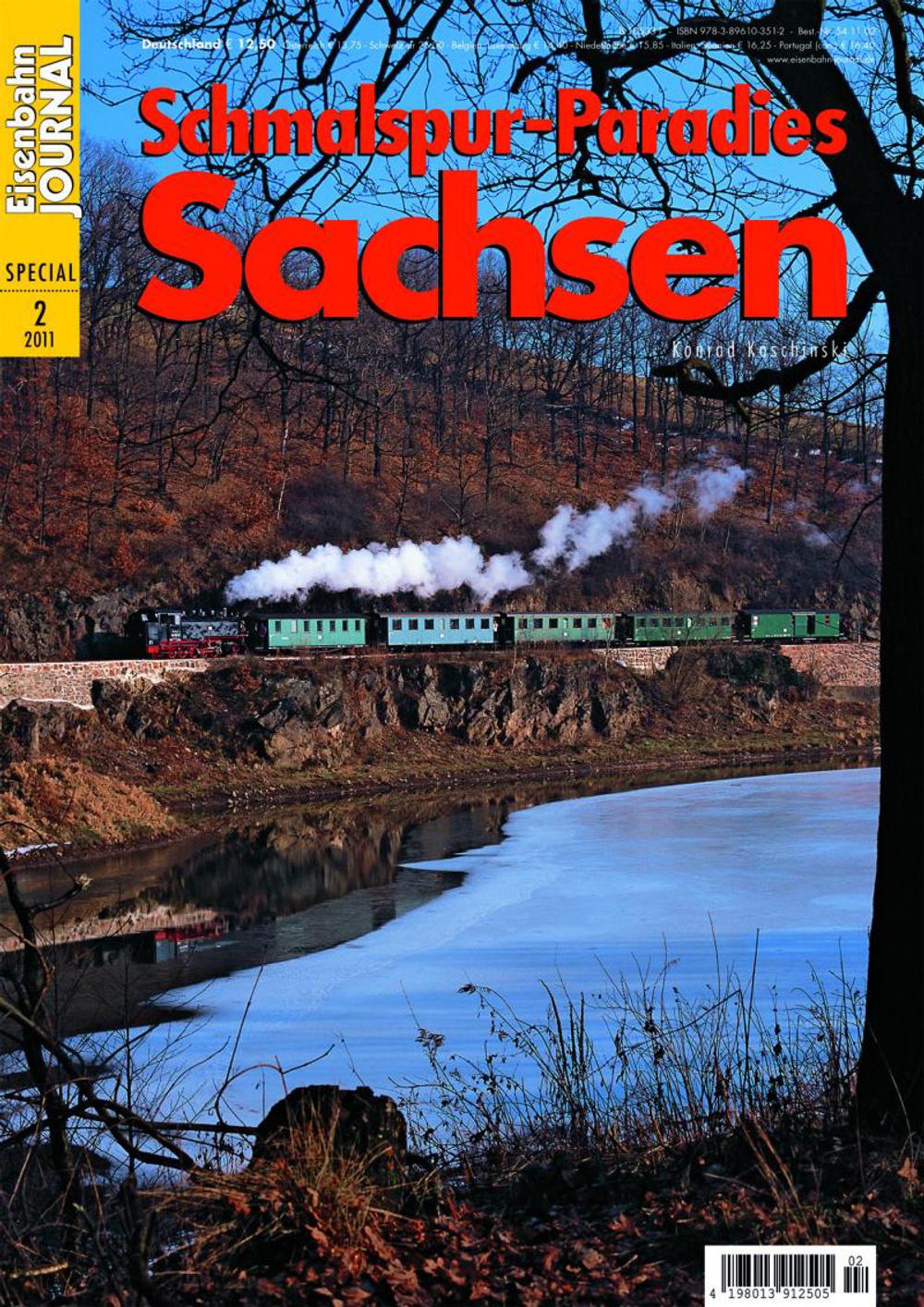 Cover Broschüre „Schmalspur-Paradies Sachsen“