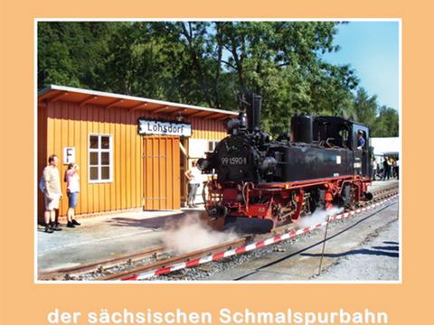 Cover Broschüre „Geschichte und Geschichten der sächsischen Schmalspurbahn Goßdorf-Kohlmühle – Hohnstein und des Schwarzbachbahnvereins“