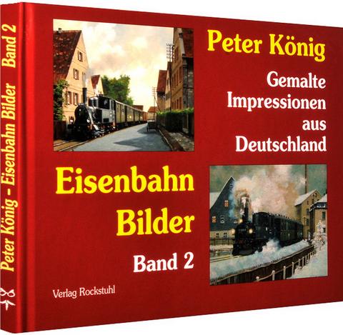 Cover Buch „Eisenbahn Bilder - Gemalte Impressionen aus Deutschland“