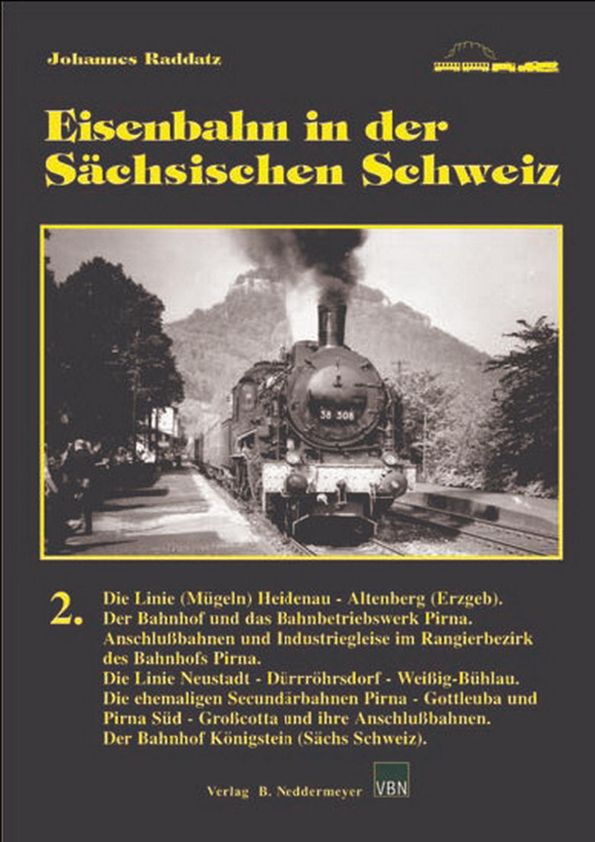 Cover „Eisenbahn in der Sächsischen Schweiz, Band 2“