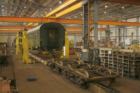 Am 15. März 2011 waren in der Servicewerkstatt Zwickau die Arbeiten am Bghw 662 in vollem Gange.