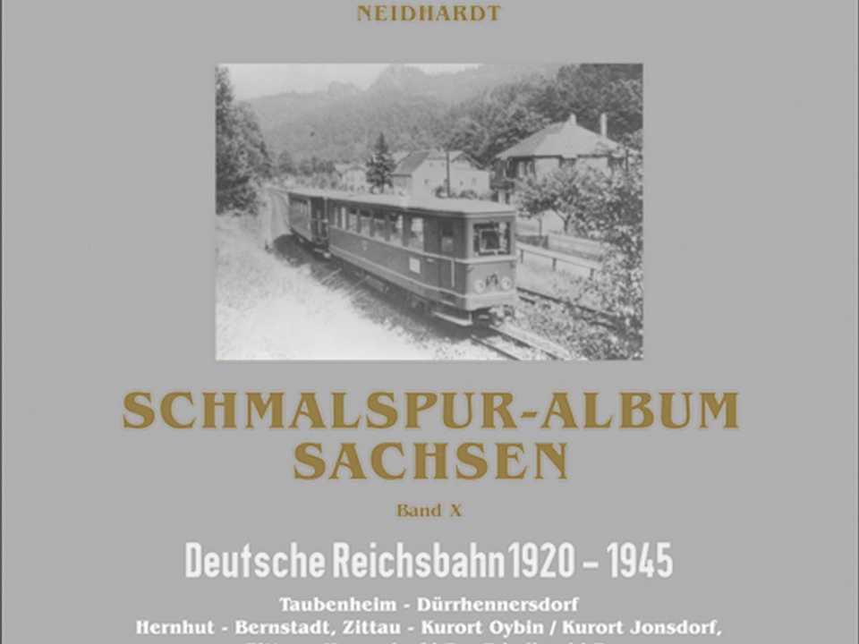 Cover Buch „Schmalspur-Album Sachsen Band X (Reichsbahn 1920-1945)“