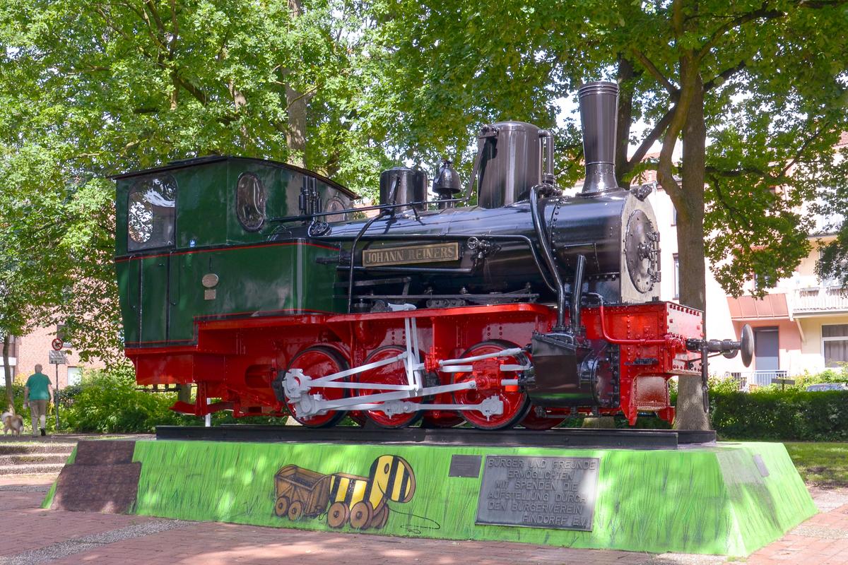Lokführerseite der beim DEV in Bruchhausen-V. sowie in Bremen restaurierten Lok „Johann Reiners“