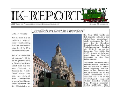 Coverseite des IK-Report Nr. 12