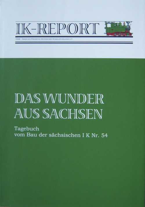 Titelansicht der Broschüre „Tagebuch vom Bau der sächsischen I K Nr. 54“