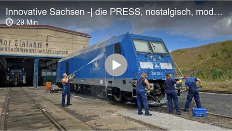 Startbild zur Eisenbahn-Romantik Folge 1030 „Innovative Sachsen – die PRESS, nostalgisch, modern und jung“