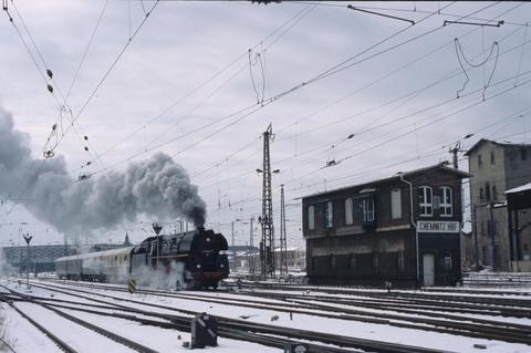 Ausfahrt des „Überführungssonderzuges“ am 15. Februar aus Chemnitz in Richtung Ostsachsen.