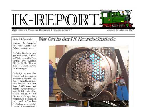 Coverseite des IK-Report Nr. 5