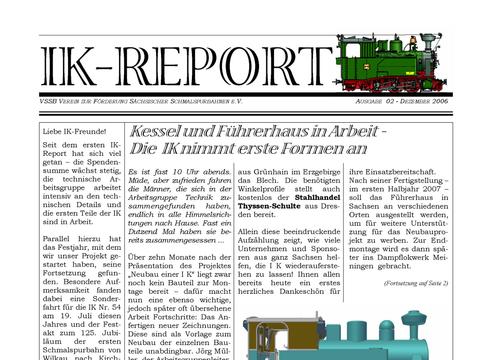Coverseite des IK-Report Nr. 2