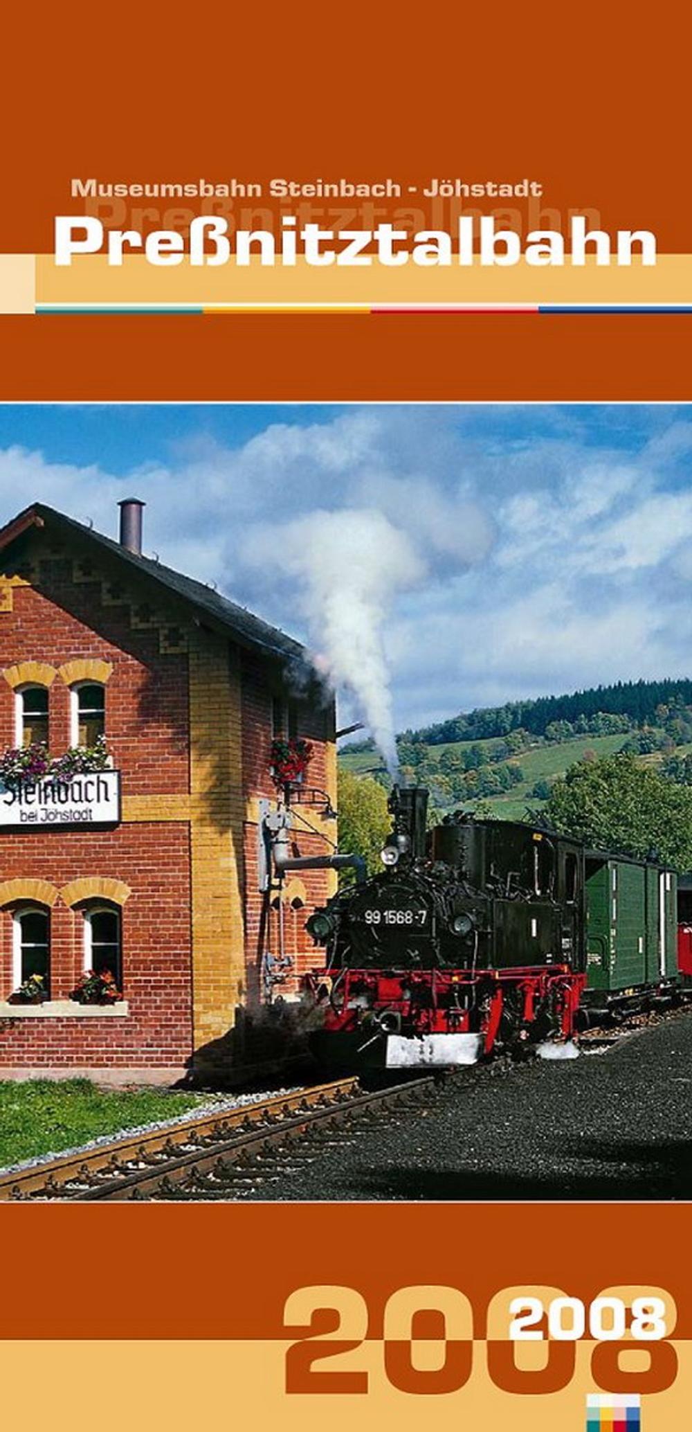 Cover des Veranstaltungsflyers der Preßnitztalbahn 2008