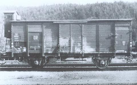 Günter Meyer fotografierte diesen G-Wagen mit Bremserhaus im August 1958 im Bahnhof Eibenstock unt Bf. Zur Restaurierung des Wagens der IG Preßnitztalbahn e.V. stellte er die Aufnahme dem Verein in Jöhstadt zur Verfügung.