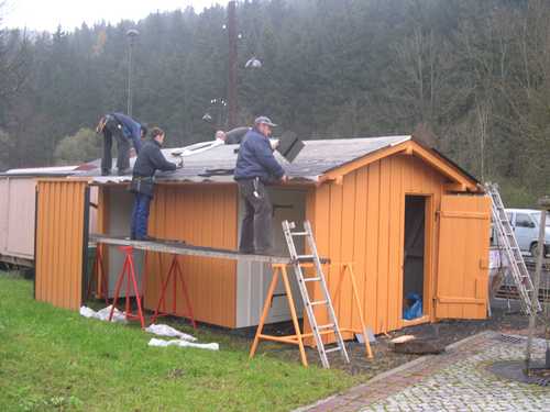 Dacherneuerung in Schmalzgrube.
