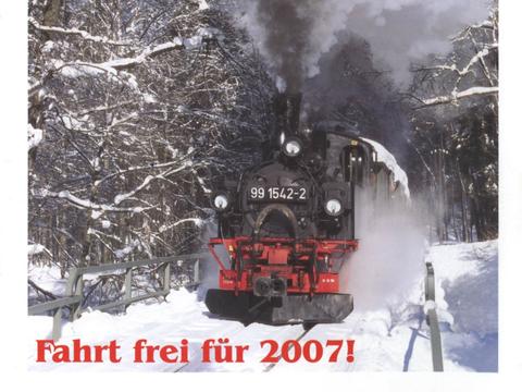 „Fahrt frei für 2007!“, Foto & Bearbeitung: Holger Drosdeck