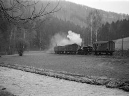 Im Kapitel zur Betriebsführung wird auch die Zuführung von einzelnen Güterwagen nach Streckewalde in dieser ungewöhnlichen Form beschrieben, die Holger Poitz im April 1974 dokumentiert hat.
