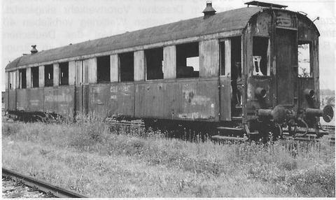 In diesem Zustand übernahm der Förderverein für die Müglitztalbahn e. V. den letzten erhaltenen Altenberger Wagen in der Tschechei.