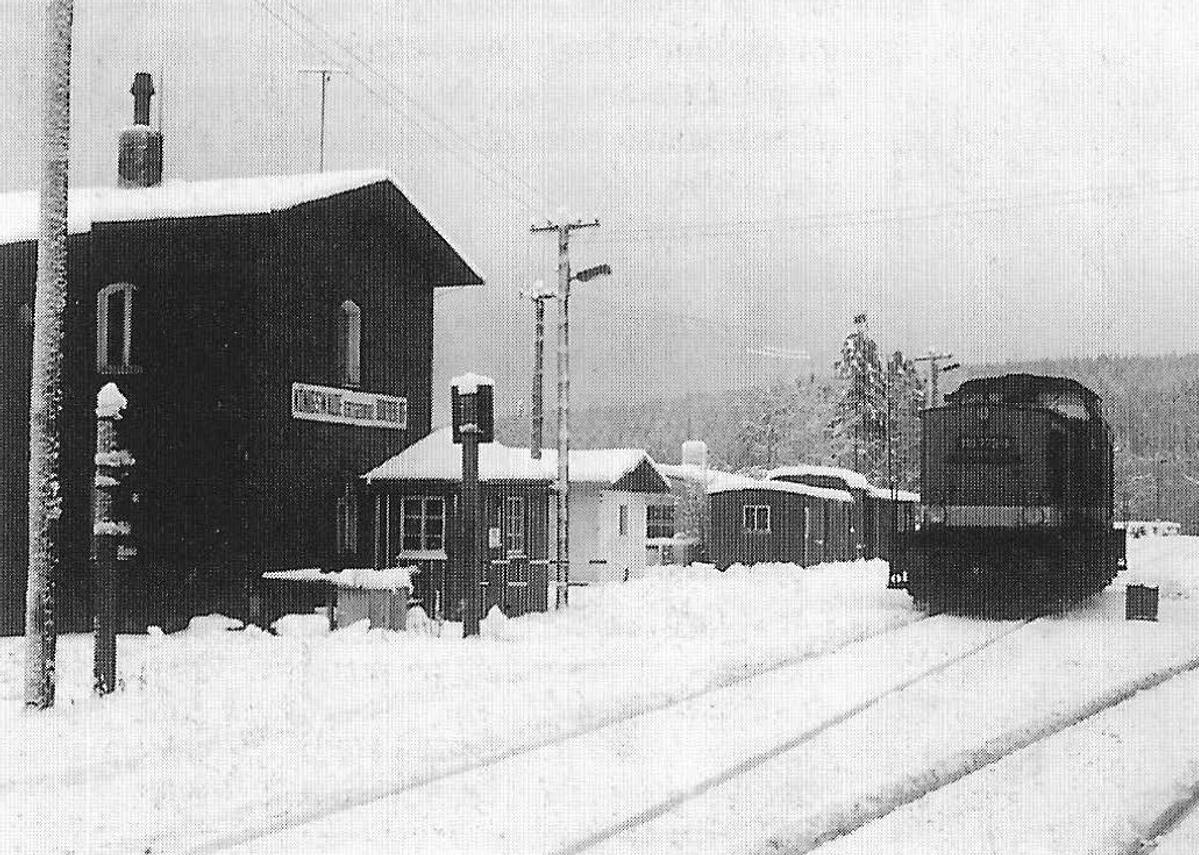 Ausgangspunkt der Strecke nach Annaberg-Buchholz ob. Bf. war der Bahnhof Königswalde ob. Bf. In diesem setzte 110 773 am 30. Dezember 1991 um, um einen Sonderzug der IG Preßnitztalbahn e. V. nach Annaberg-Buchholz ob. Bf. bespannen zu können.
