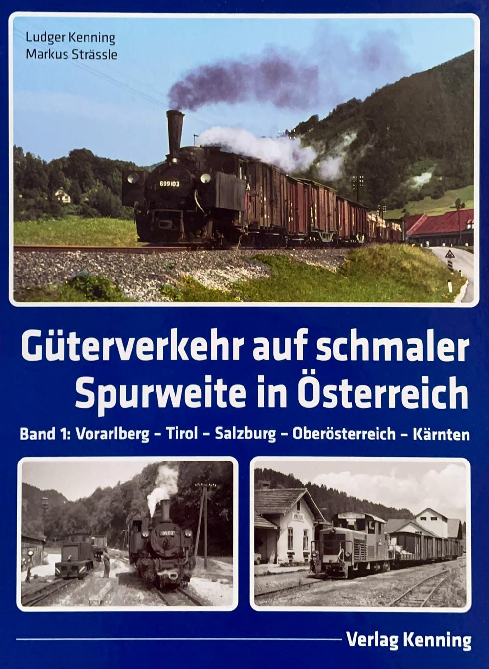 Cover Buch „Güterverkehr auf schmaler Spurweite in Österreich“
