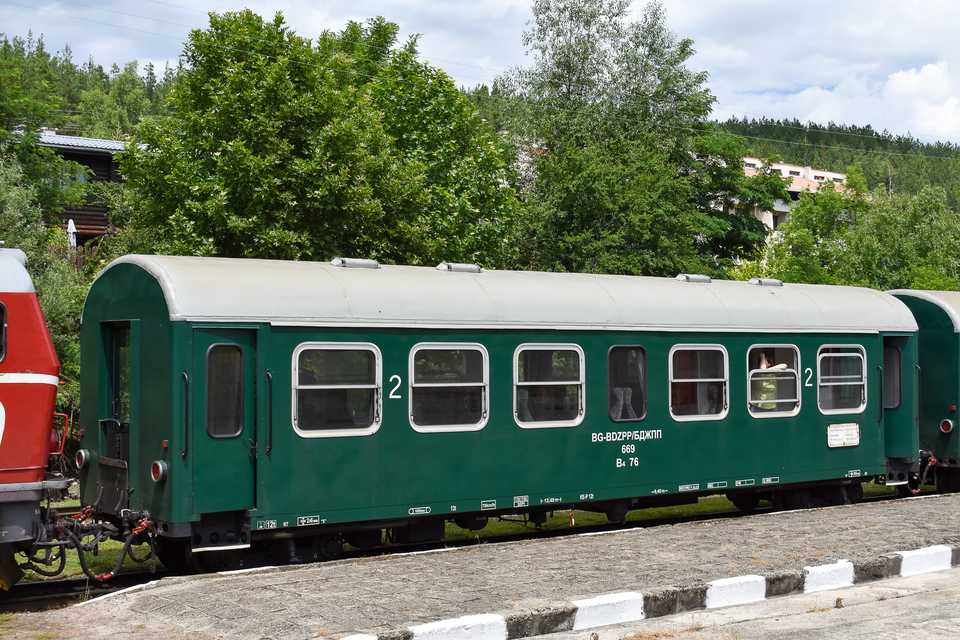 Der 760-mm-spurige B4 Nr. 669 am 26. Juni 2022 in Dobrinischte
