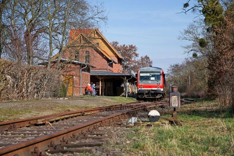 Am Wochenende 18./19. März 2023 kam der Triebwagen 628 225 der Cargo Logistik Rail-Service GmbH (CLR) aus Barleben zum Frühlingserwachen auf der Dessau-Wörlitzer Eisenbahn (DWE) zum Einsatz. Die eigenen Fahrzeuge dieser Bahn waren zu diesem Zeitpunkt noch nicht einsatzfähig. Wenige Tage später absolvierte der doppelstöckige Triebwagen 670 003 „Fürstin Louise“ auf der DWE mehrere Probefahrten, am 1. April übernahm er danach den Regelbetrieb auf dieser Strecke.