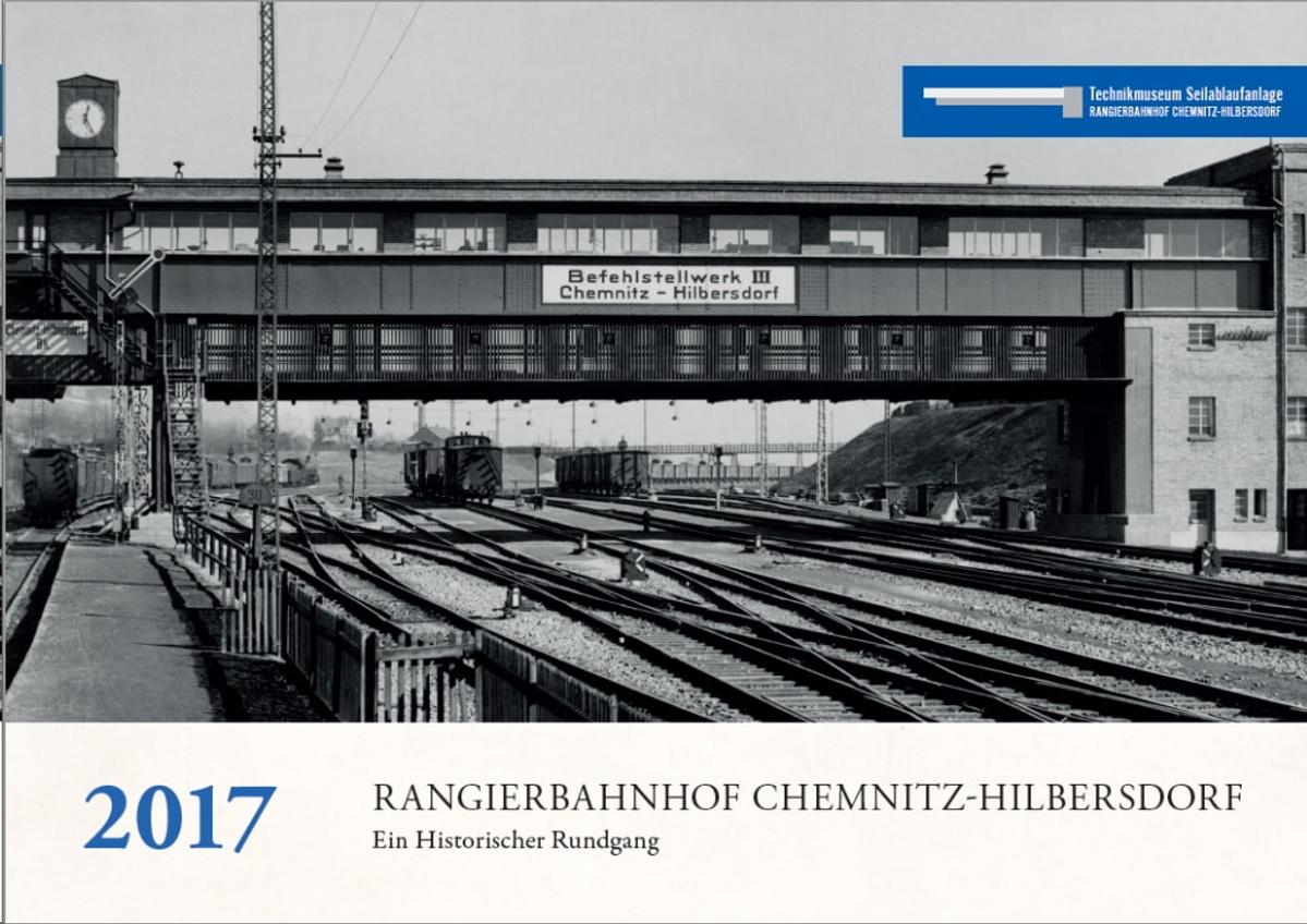 Titelseite Kalender „Rangierbahnhof Chemnitz-Hilbersdorf. Ein Historischer Rundgang“
