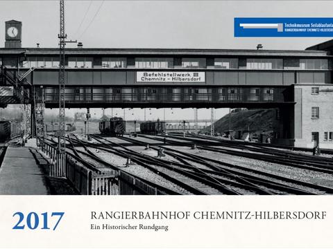Titelseite Kalender „Rangierbahnhof Chemnitz-Hilbersdorf. Ein Historischer Rundgang“